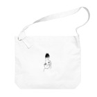 トト(兎〃)ｓｈｏｐのうさぎのお面買ってもらった男の子 Big Shoulder Bag