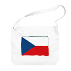 お絵かき屋さんのチェコの国旗 Big Shoulder Bag