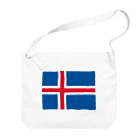 お絵かき屋さんのアイスランドの国旗 Big Shoulder Bag