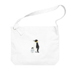 da_haruのペンギンの親子 Big Shoulder Bag