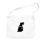 jastice1037の見返り犬ジャスティス Big Shoulder Bag