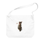 コムノのキジトラ猫の鶉（うずら） Big Shoulder Bag
