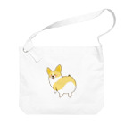 5corgisの振り向きコーギー Big Shoulder Bag