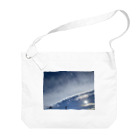 花畑写真館🌷の#3 大空と雲 Big Shoulder Bag