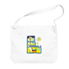 GOODS SHOP【そぞろな小窓】 SUZURI店の【I'm lovin' it! :D -yuzu-】 Big Shoulder Bag