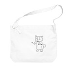 neco homeのneco, sleepy cook  Big Shoulder Bag