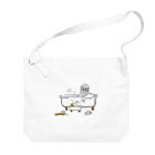 senna009のOldman in the bath Big Shoulder Bag