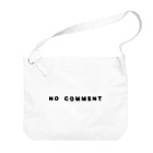 micyorina shopのmicyorina 「NO COMMENT」logo ビッグショルダーバッグ