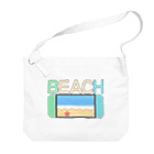 猿猫堂のあつ森BEACH Big Shoulder Bag