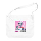 おもちショップの一服ロボットさん Big Shoulder Bag