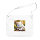 yoiyononakaの葡萄畑の番猫02 Big Shoulder Bag