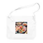 happiness_shopの美しい寿司の絵画 Big Shoulder Bag