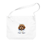 dogsandcatsのセーラーパピー Big Shoulder Bag