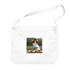みりんちゃんショップの野球好きのコーイケルホンディエ Big Shoulder Bag