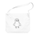 おもち屋さんのふくろうのもぐたろう Big Shoulder Bag