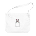 猫部のねこ　pokenyan　ロシにゃん Big Shoulder Bag