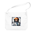 Ferret Martの宇宙を旅するフェレット Big Shoulder Bag