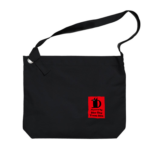 DDTObk-red Big Shoulder Bag