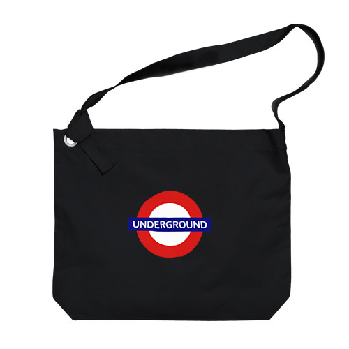 underground アンダーグラウンド LONDONロンドン 地下鉄 Big Shoulder Bag