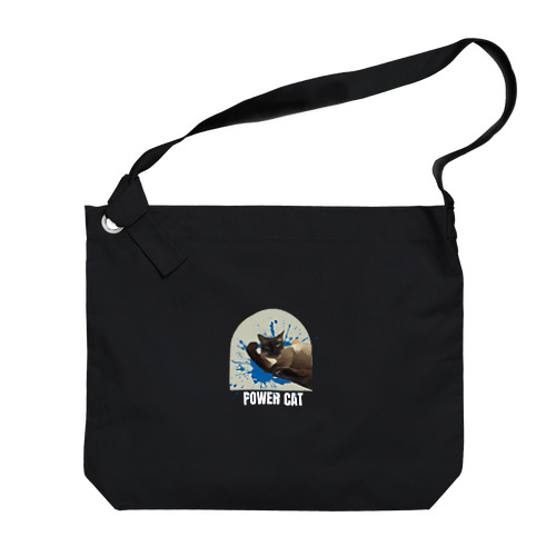 POWER CAT Big Shoulder Bag