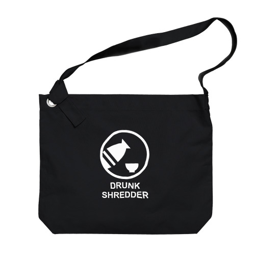 DRUNK SHREDDER Big Shoulder Bag