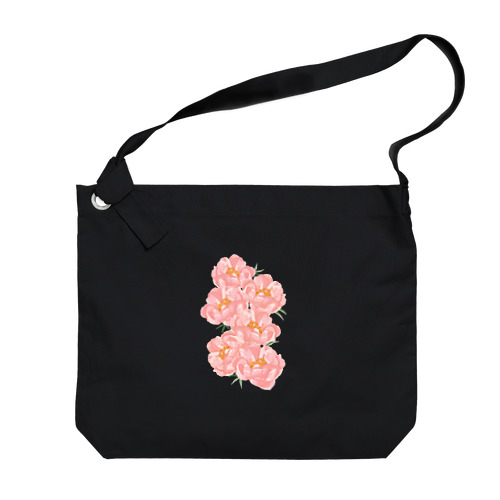 シャクヤクの花束 Big Shoulder Bag