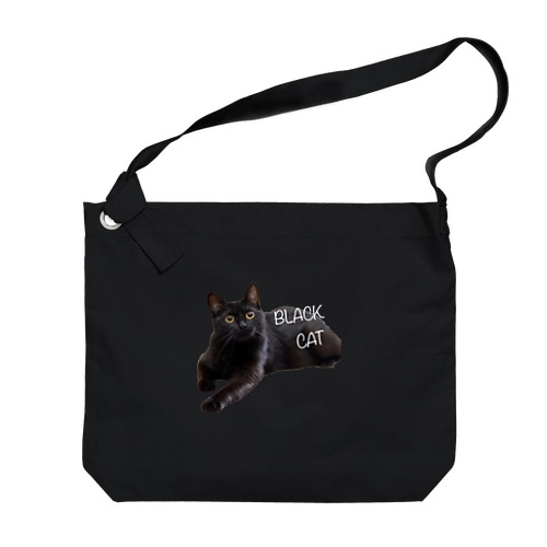 BLACK CAT Big Shoulder Bag