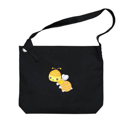 フードアニマル　ホットケーキ蜂 Big Shoulder Bag