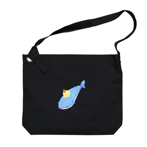 シ―フードアニマル　クリームソーダジンベイ Big Shoulder Bag