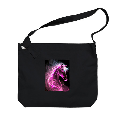 Ruby Flame Horse Big Shoulder Bag