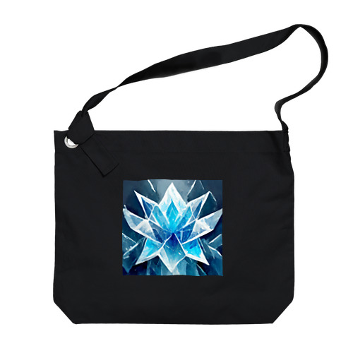 氷のクリスタル Big Shoulder Bag