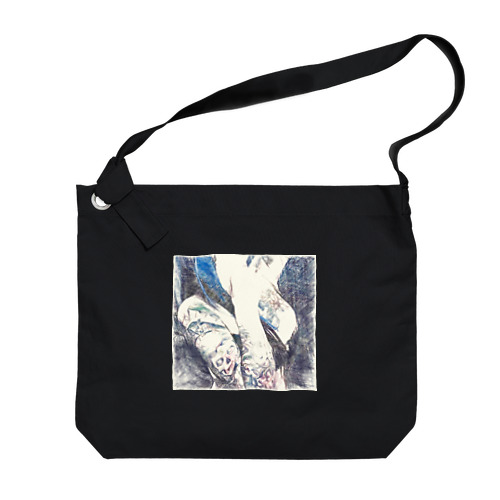 BLUE CALL GIRL Big Shoulder Bag