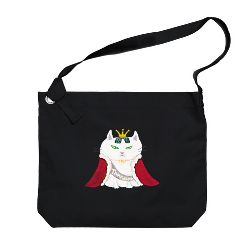 女王猫タマ様（シンプル） Big Shoulder Bag