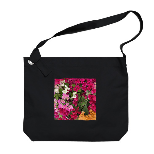 Flower_Bougainvillea Big Shoulder Bag
