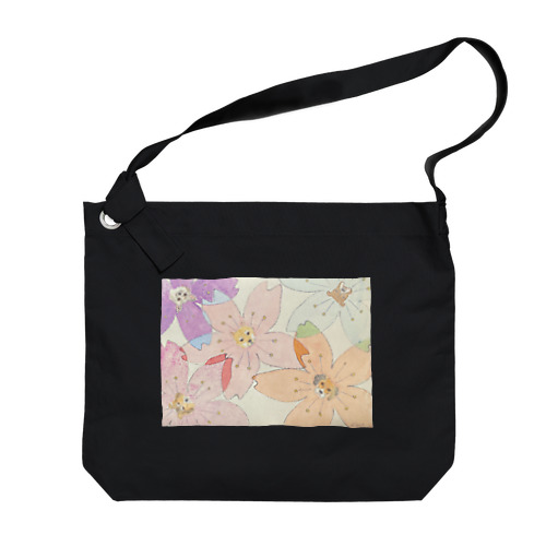 桜犬（さくらいぬ） Big Shoulder Bag