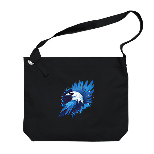 青い鳥 Big Shoulder Bag
