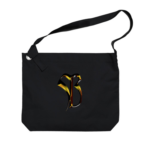 SHIMADA BOYメリケンサックロゴ Big Shoulder Bag