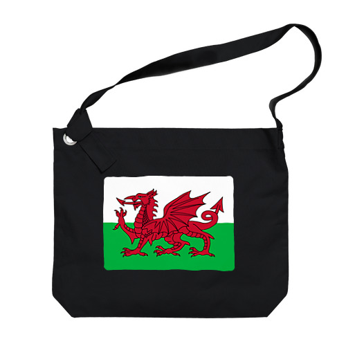 ウェールズの旗 Big Shoulder Bag