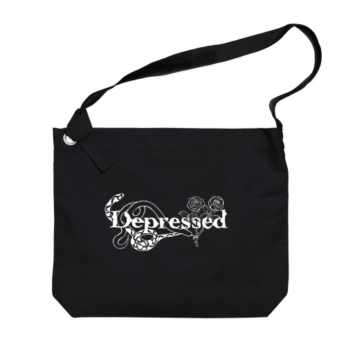 Depressed（鬱屈） Big Shoulder Bag