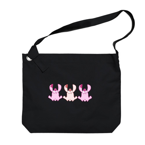 Lonely rabbit Big Shoulder Bag