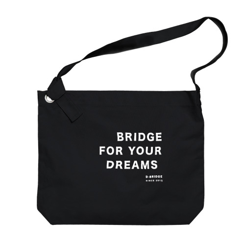 B -F-D_Black  Big Shoulder Bag