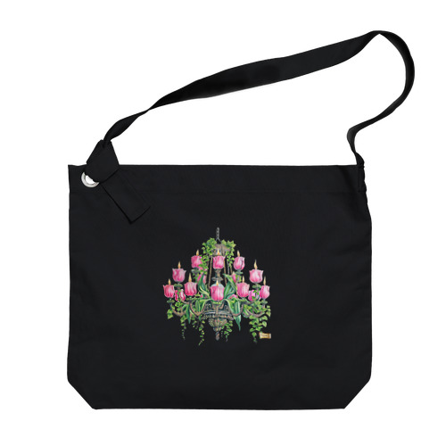 Flower chandelier チューリップ Big Shoulder Bag