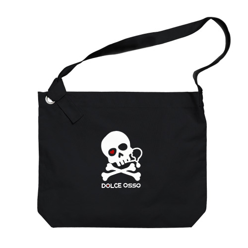 DOLCE OSSO ”ドルチェオッソ”　ホワイト　 Big Shoulder Bag