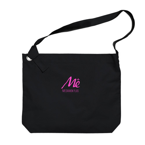 MESARION＋ロゴ　文字切り抜きVer（ピンク） Big Shoulder Bag