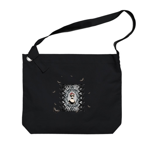 Keep Calm and Goth On♱マリー・アントワネット『Masquerade』♱黒ロリ ゴスロリ ゴシック 蝶 Big Shoulder Bag