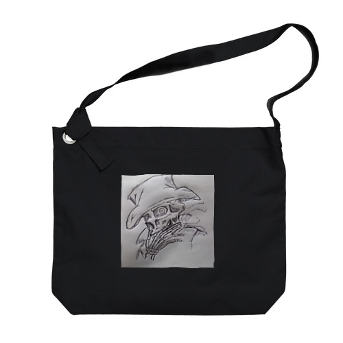 Smoking night Halloween Big Shoulder Bag