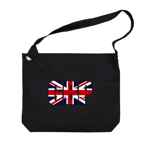FX ポンド GBP　ユニオンフラッグ　Union Flag　ユニオンジャック Big Shoulder Bag