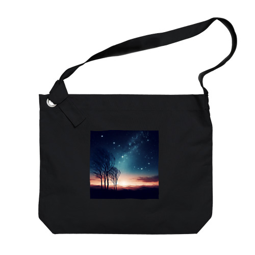 幻想的な夜空🌌 Big Shoulder Bag