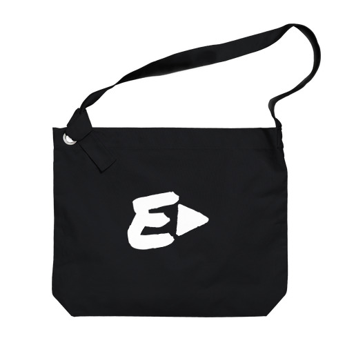 Exciter Logo White Big Shoulder Bag