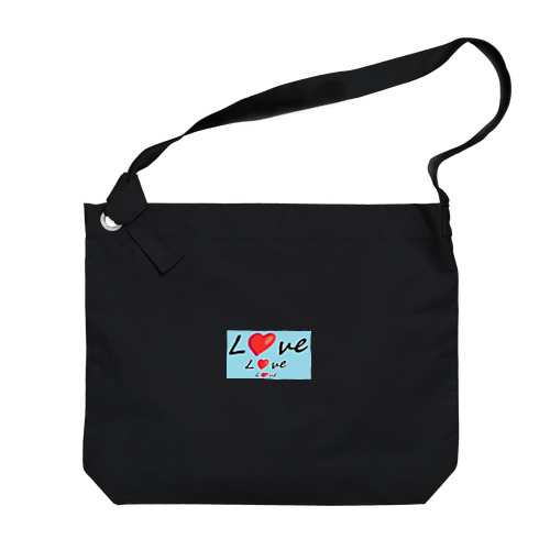 LOVE-LOVE-LOVE Big Shoulder Bag